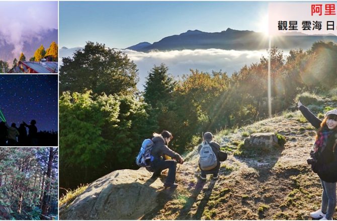 [嘉義 阿里山國家森林遊樂園] 最夢幻的森林系山林  觀星雲海日出一次GET