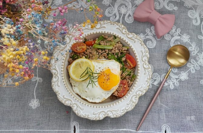 [食譜 打拋豬]零廚藝10分鐘可上桌