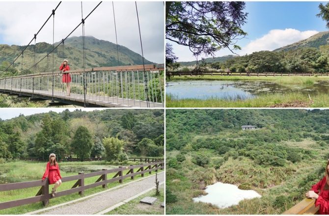 [台北陽明山 冷水坑步道]牛奶湖 菁山吊橋  冷擎步道 冷水坑生態池 四大夢幻景色一次收藏