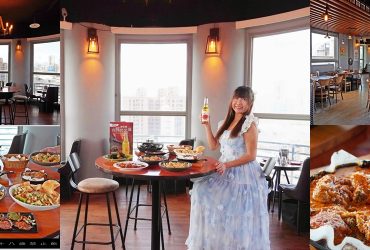 板橋景觀餐廳【ABV閣樓餐酒館】眺望板橋最美城市天際線，手作異國料理與精釀啤酒打造最CHILL的用餐時光。