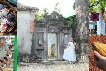 屏東萬巒一日散策，探訪伙房藝術村，伯公廟裡的有機書店，職人百工手作、在地豬腳美食、穿越歷史古戰場。