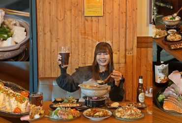 林口美食｜ABV日式居酒館：最濃厚的日本風情，昭和氛圍×牡蠣土手鍋物×稻草燒刺身，一站品味正統日式料理。